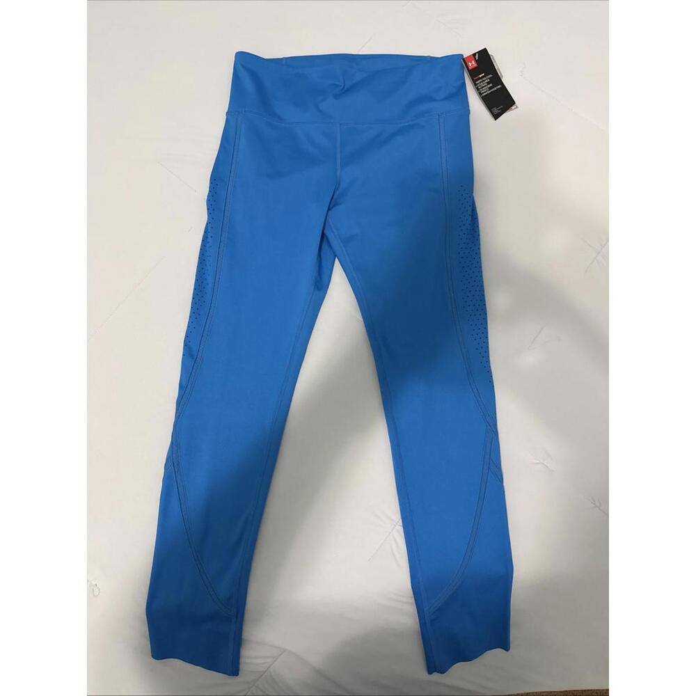 Brand New Under Armour Womens Leggings Misty Copeland BLUE SZ LARGE